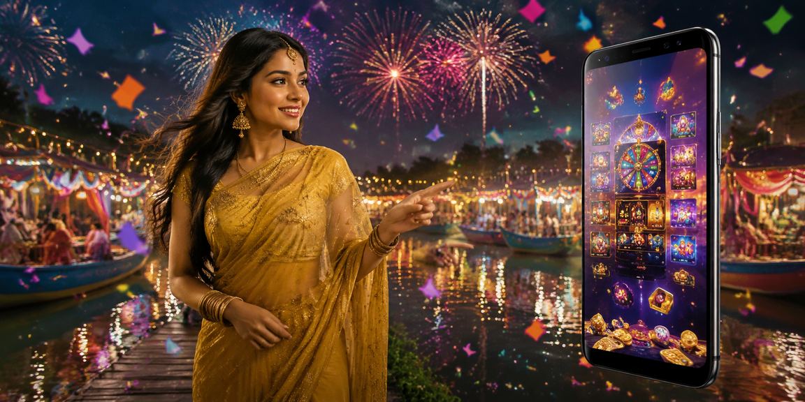 বাংলাদেশের পোশাক পরিধান করে ক্যাসিনো অ্যাপ ব্যবহারকারী মহিলার ছবি
